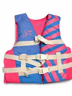 Youth Paddle Life Jacket - Pink & Blue